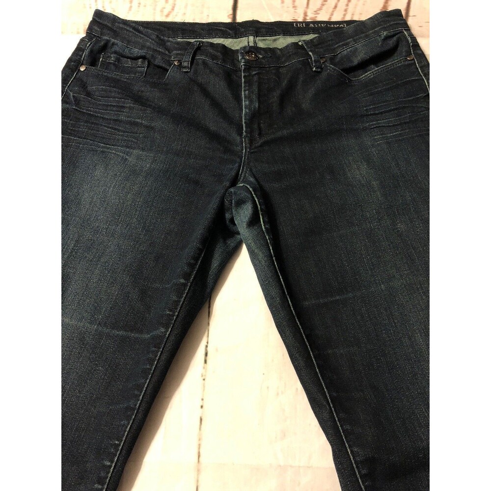 BlankNYC Women’s Jeans Denim  Boot Cut Stretch Dark Blue Size 31 X 35